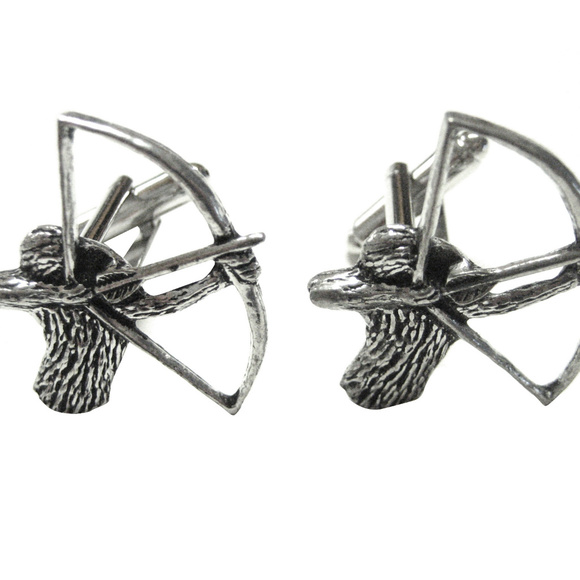 Archery Archer Cufflinks - Picture 1 of 2